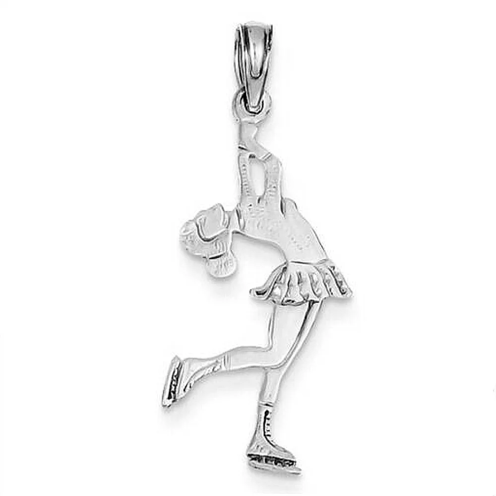 

Skis jewelry zinc alloy figure skating charm skating girl figure jewelry pendant accessory for bracelet necklace diy