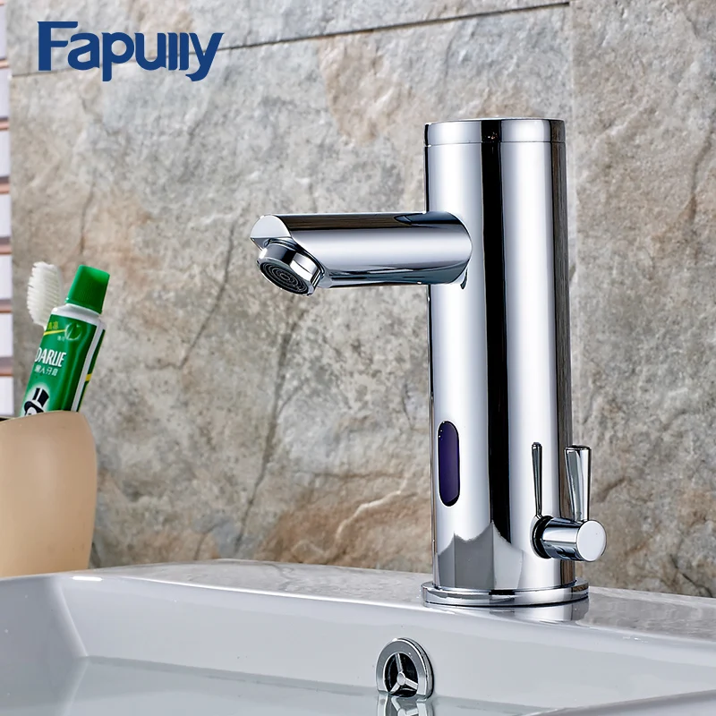 

JSD8903 Hot Cold Faucet Regulation Automatic Infrared Sensor Tap Mixer Sensor Faucet Bathroom Sink Battery Power Robinet
