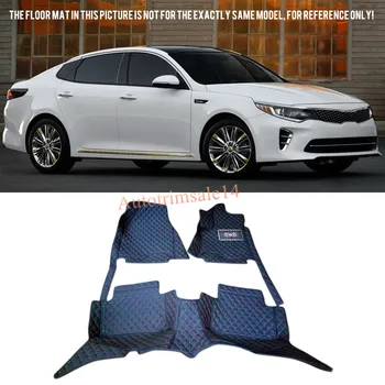 

Interior Leather Foot Mat Pads Accessories Car Floor Mats For Kia Optima/Optima K5 2016 2017