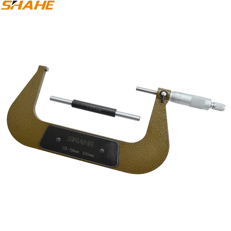 0.01mm 125 150mm outside micrometer mikrometre measuring device