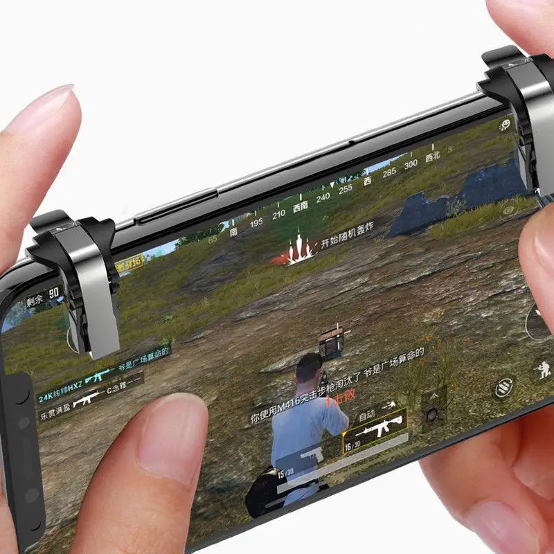 HobbyLane PUBG игровой шутер S4 мобильный телефон игровой триггер Кнопка огня Aim ключ ручка L1R1 контроллер для Iphone Xiaomi d25