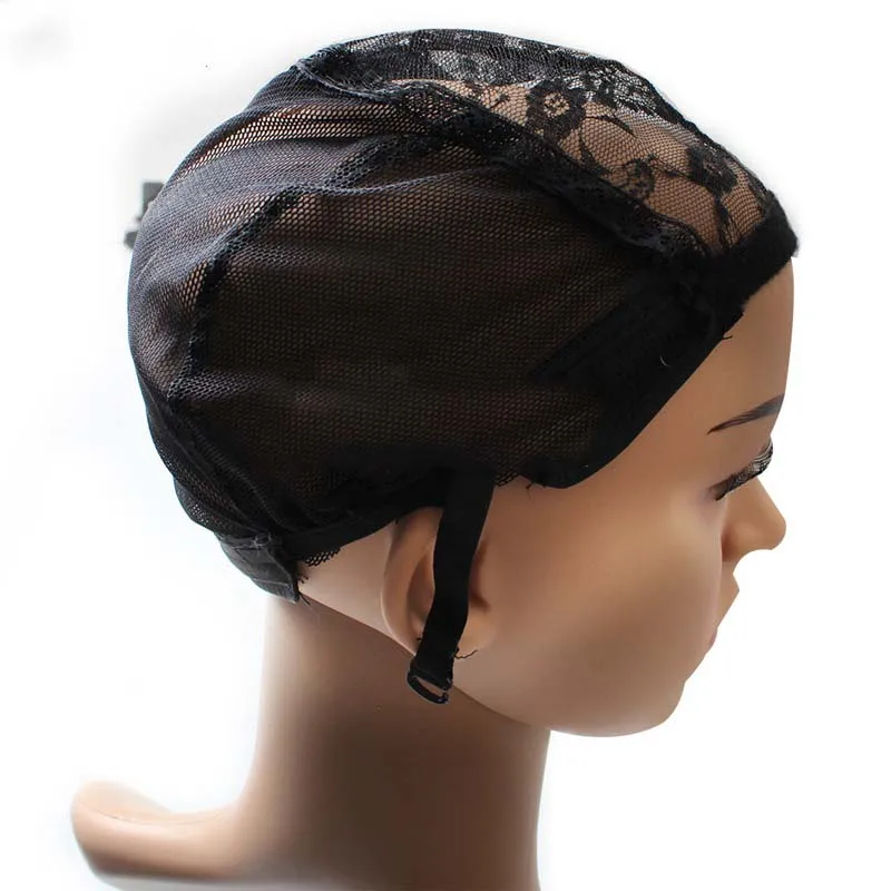 Стиль волос Эластичные унисекс чулок укладчик париков кепки кружева сетки полный парик кепки стрейч плетеная сетка ажурные женские эластичный парик кепки