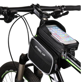 

Rianproof Cycling Bicycle Saddle Tube Bag Mountain Bike Front Beam Touch Screen Mobile Phone Bag Riding Equipment Accessories