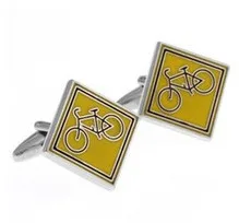 Wholesale/retail Free Shipping Cufflinks bouton de manchette Bike |