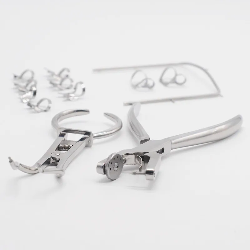 

1set Dental Rubber Dam Hole Puncher Perforator Forceps Clamps Instruments For Dentist Lab