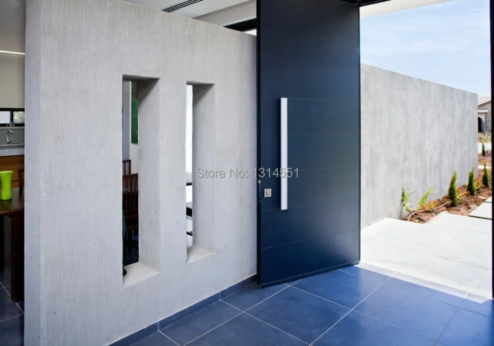 566 25x50x1200mm Modern Stainless Steel Entrance Entry Front Wood