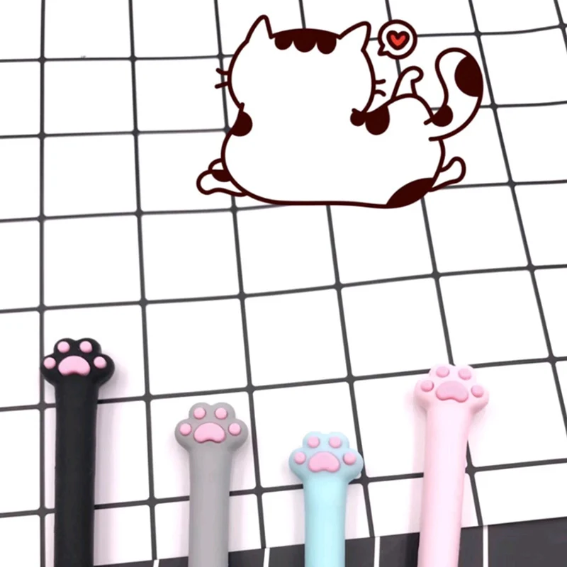 1 шт. милые кошачьи когти ручки Kawaii нейтральные 0 5 мм креативные гелевые для детей