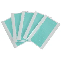 12 шт./лист 0,8*4 см супер волосы клейкой ленты двойной стороне ленты для расширения ленты для волос крепления