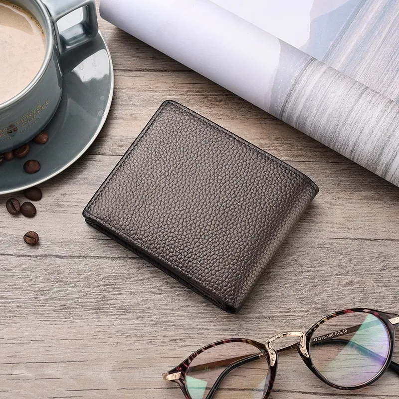 Мода 2019 г. для мужчин кожаный бренд класса люкс бумажник короткий тонкий мужской кошелек-зажим для денег Кредитная карта доллар цена Portomonee