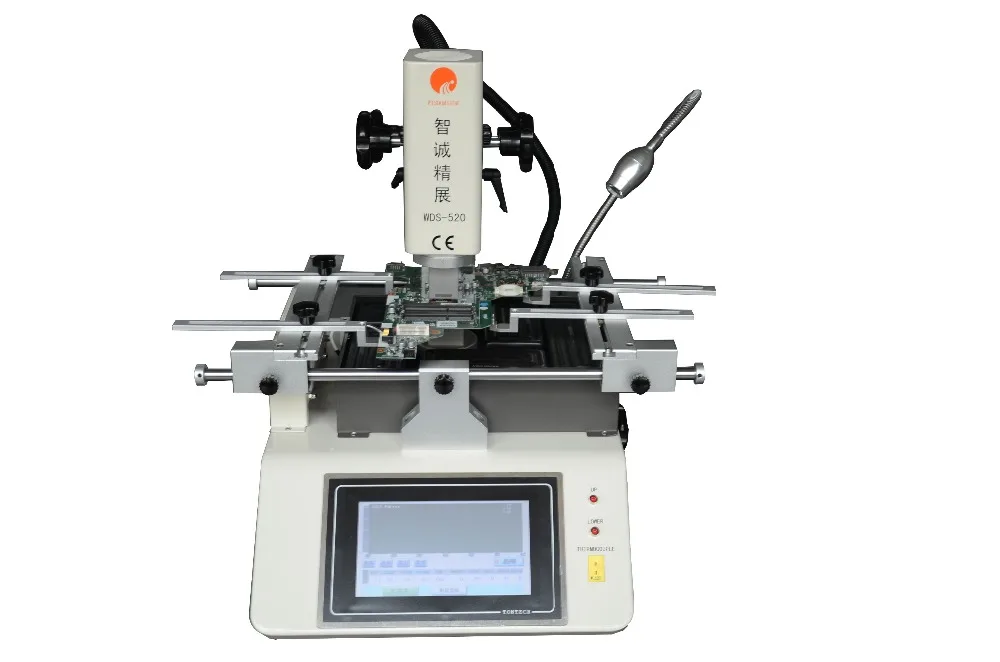 Низкая цена материнская плата для мобильного телефона Bga, станция ремонта Wds-520 3 зоны Bga паяльная машина для сотового телефона