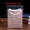 Clear Resealable Cellophane/BOPP/Poly Bags, Transparent Opp for Plastic Storage Bag, Self Adhesive Seal, 100Pcs, 30x40cm 1