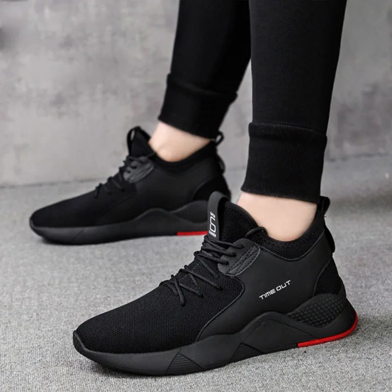 

Cheap Fly Weaving Running Shoes for Men Summer Hot Selling Sport Shoes Male High Quality Breathable Mesh Sneakers Man Size 39-44