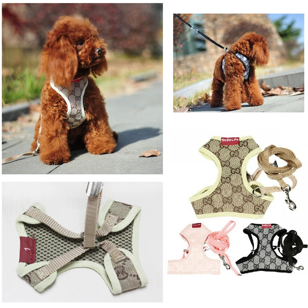 pet products dog harness for Puppy Cat Dog Supplies Lead Collar Small