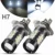 2 pcs H7 LED della Nebbia Dell’automobile Della Lampada 80 W 16 Chip di 3030 SMD HA CONDOTTO Le Lampadine 6000 K Bianco Auto Auto di guida Nebbia del Faro della Luce Lampade DC 12 V 24 V