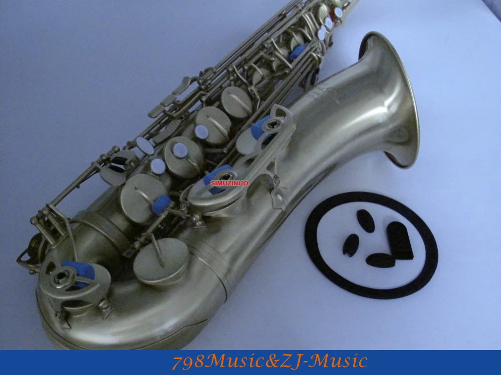 

Professional TAISHAN Yellow Antique Tenor Saxophone sax High F# Saxofon New Case FREE LORICO ACCESSORY