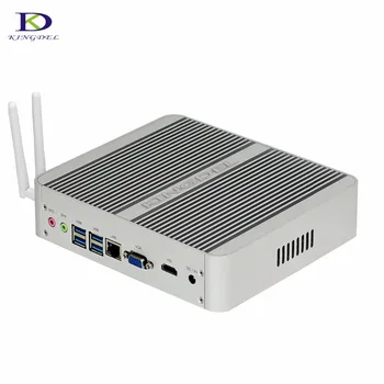 Billige Kingdel Skylake Core I5 Mini PC DDR4 32GB RAM I5 6260U 3,1 GHz Fanless Gaming Computer Intel Iris Graphics540 Windows 10 4K HTPC