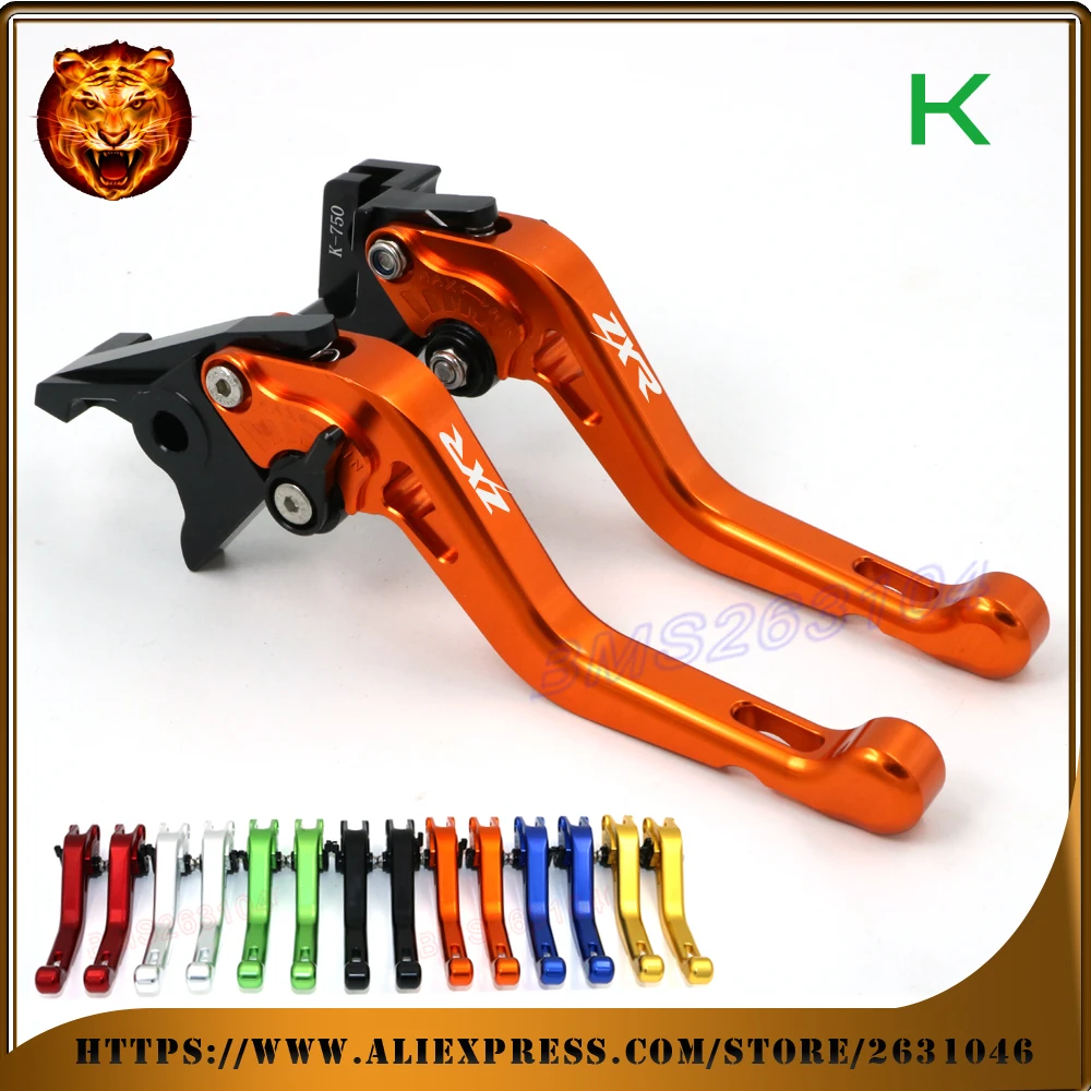 

For kawasaki ZXR400 ZXR-400 2000 2014 2015 2016 FREE SHIPPING DHL Motorcycle Accessories Adjustable Short Brake Clutch Levers