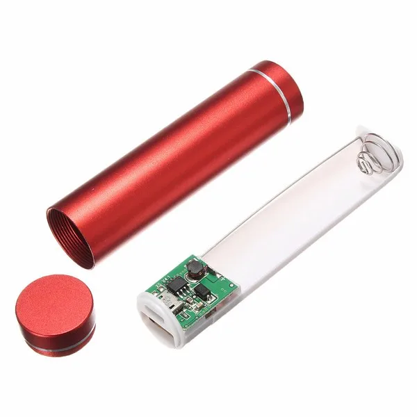 1 шт. металлический чехол для зарядного устройства USB 5 В коробка 18650 сотового