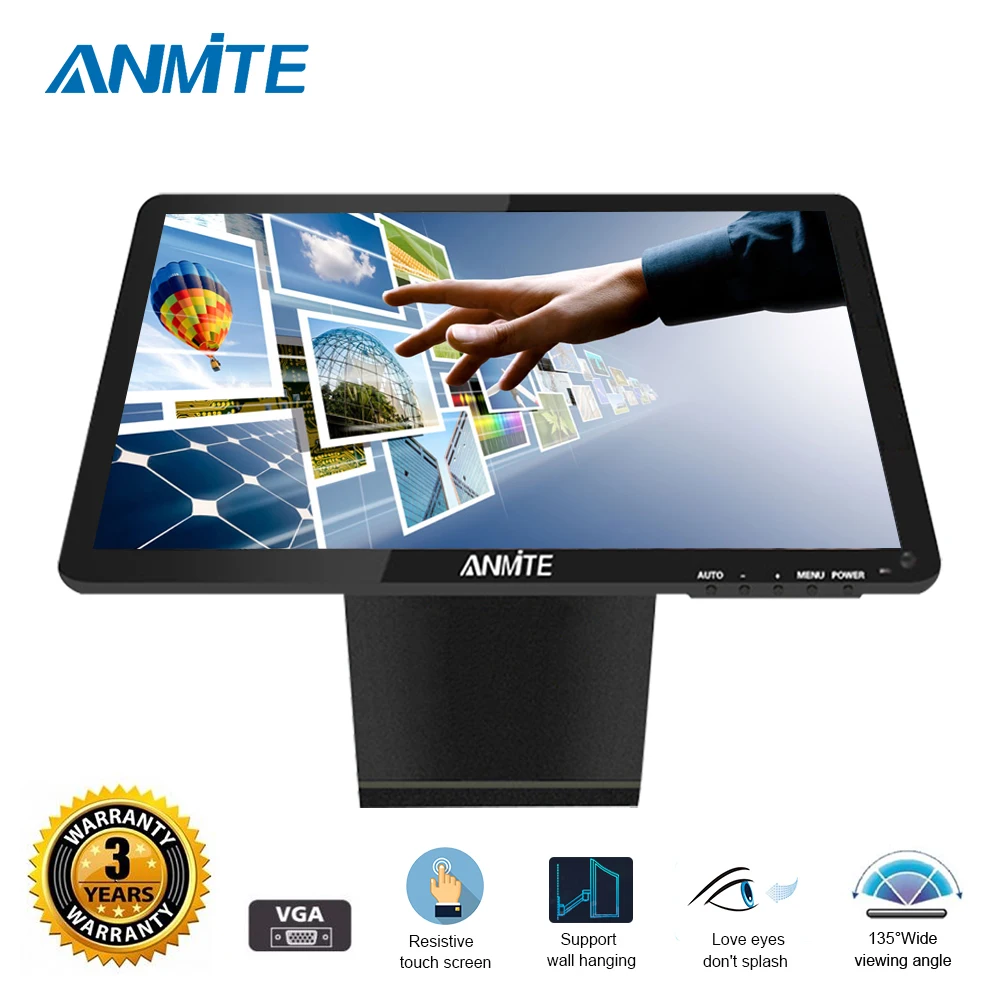 Anmite 19 touch screen lcd monitor resistive touch screen 1