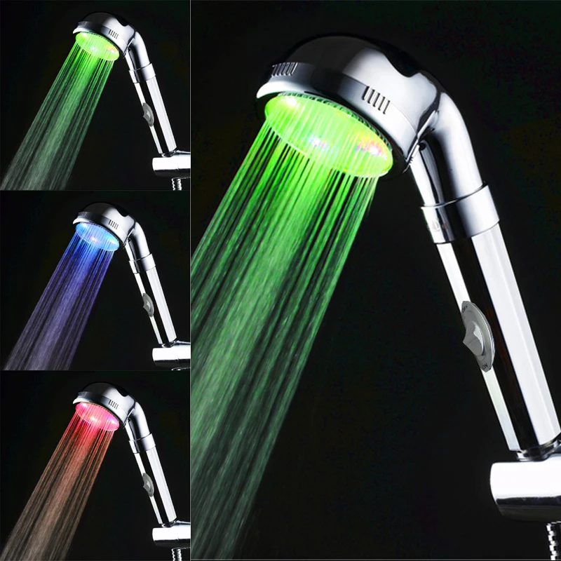 Buy Temperature sensor Color Changing LED Shower Head