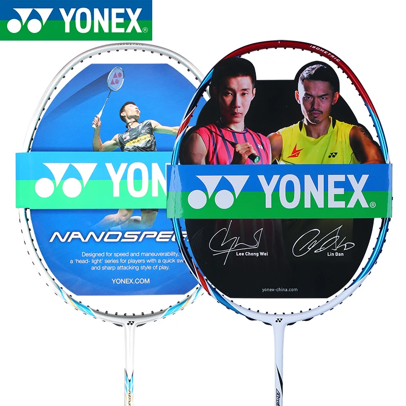 Подлинный YONEX Nanoray из углеволокна СЕРИЯ YY NR 150/180/300/SP/SL2N/SL1/NS 1000 ракетки для