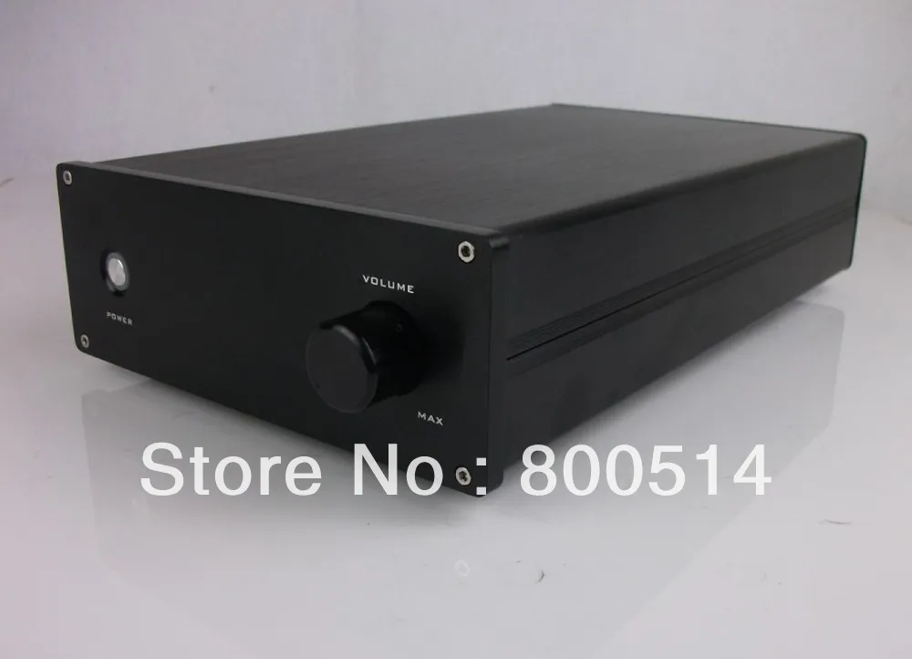 

B18-GB Aluminum Power amplifier chassis /BOX / DIY amplifier Enclosure / Black Version --- not include terminals
