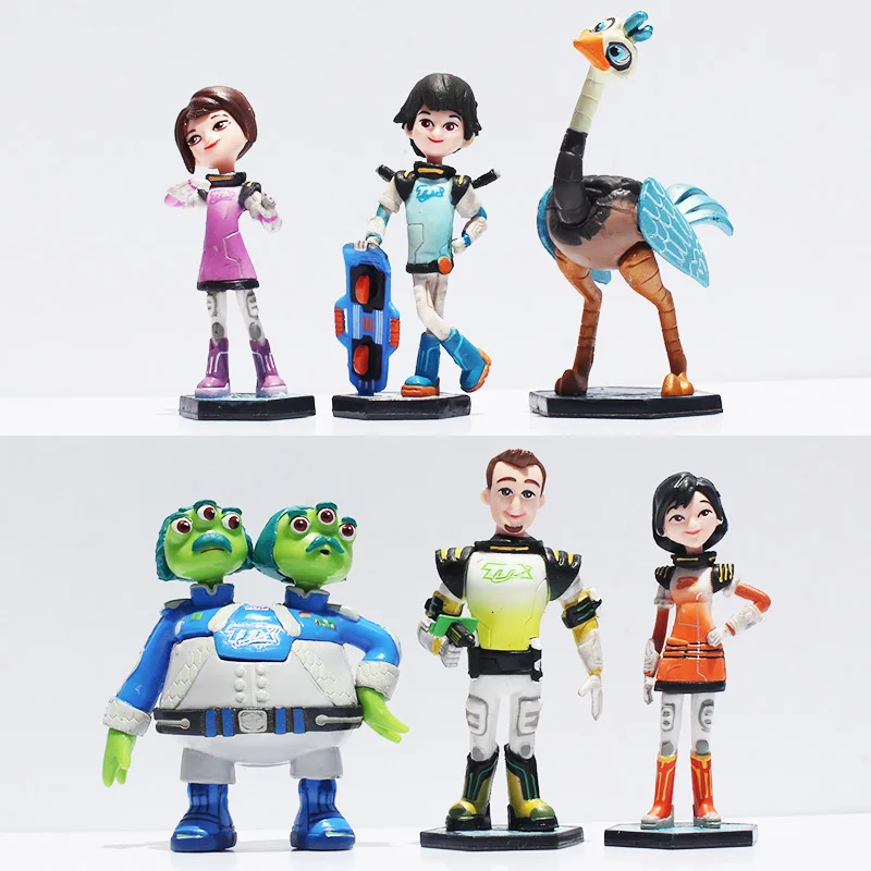 Anime Cartoon Miles From Tomorrowland PVC Figures Model Toys Kids Toys Gifts 6pcs/set-in Action