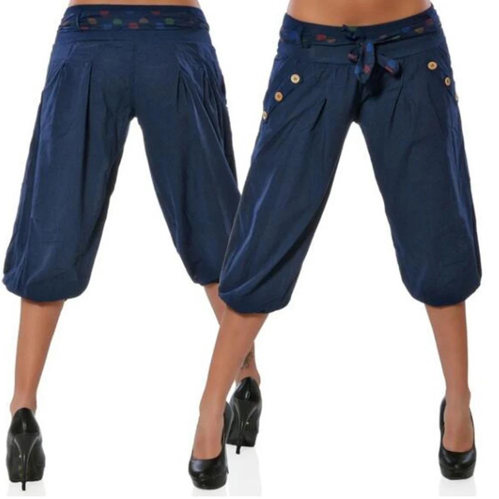 YJSFG HOUSE Hot Women Pants Palazzo Harem Baggy Aladdin Hippy Trousers Pants Elastic Waist Loose Plus Size Lantern Pant Harajuku YJSFG HOUSE Hot Women Pants Palazzo Harem Baggy Aladdin Hippy Trousers Pants Elastic Waist Loose Plus Size Lantern Pant Harajuku