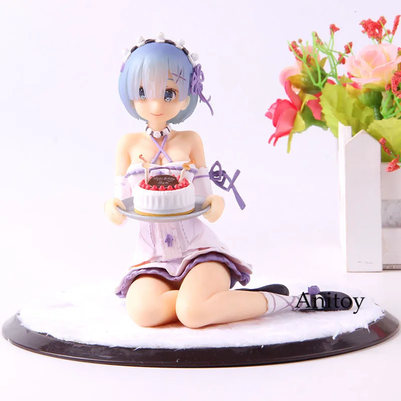 Re Zero Rem фигурка Re: жизнь в другом мире от Zero Rem торт на день рождения Ver. Фигурка Коллекционная модель игрушки для подарка