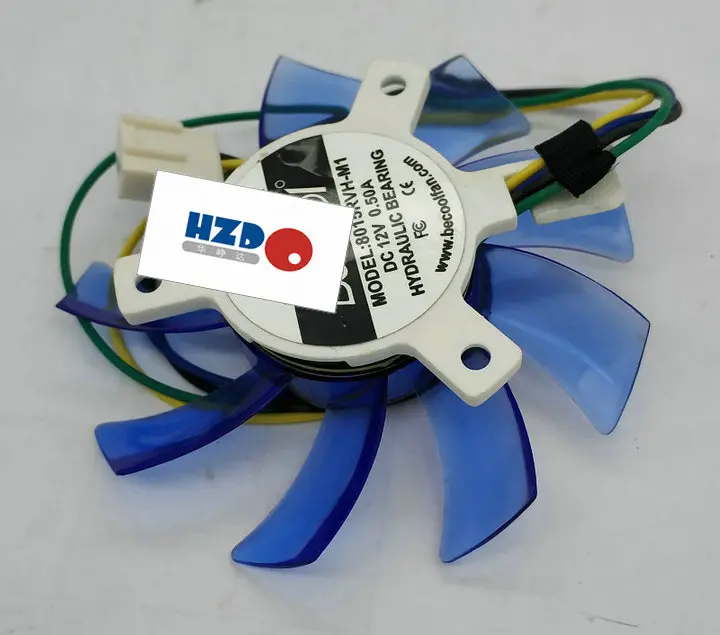 

hzdo R4770 HD4770 8015RVH-M1 T128015SU 0.5A graphics card fan