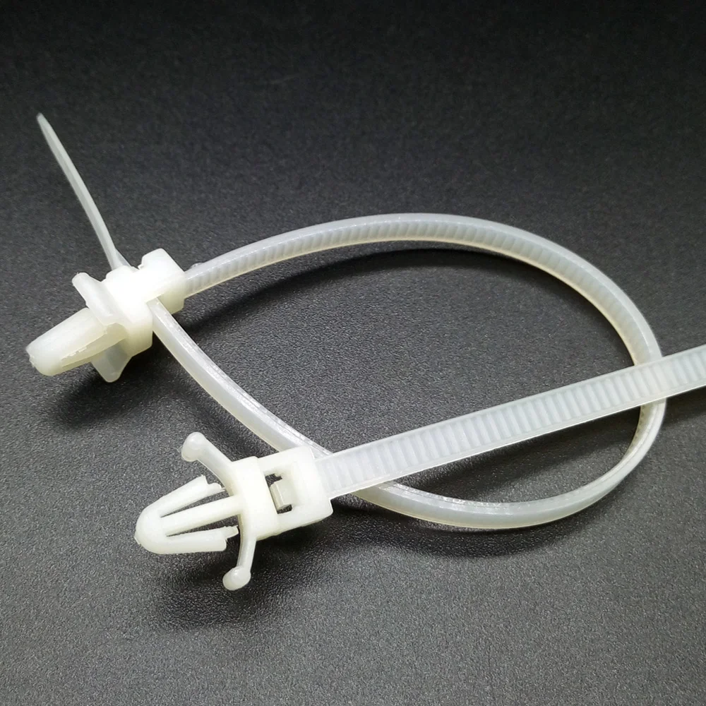 

CNIKESIN 30PCS 3.6*140mm Nylon Cable Ties/Tie Wraps Zip Clamp Car Fastener Cable Fixed Clips for Honda Toyota Nissan Mazda