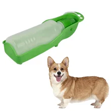 ПЭТ-кормушки для собак, пластиковая бутылка для воды для собак, милый щенок, питатель для собак, переносная бутылка для воды, аксессуары для собак