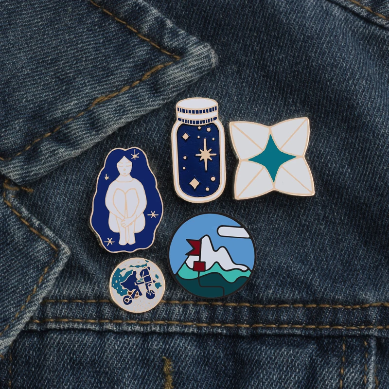2~9Pcs/Set Plant Cactus Grass Girl Horse Mountain Bee Bird Monkey Cat Bear Penguin Fox Fruit Brooch Enamel Pin Badge Brooches 2~9Pcs/Set Plant Cactus Grass Girl Horse Mountain Bee Bird Monkey Cat Bear Penguin Fox Fruit Brooch Enamel Pin Badge Brooches