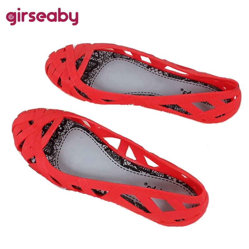 

Girseaby Summer Rome sandals women fashion Leisure flats ladies Comfort slip on casual shoes Outdoor beach Hollow Female F730