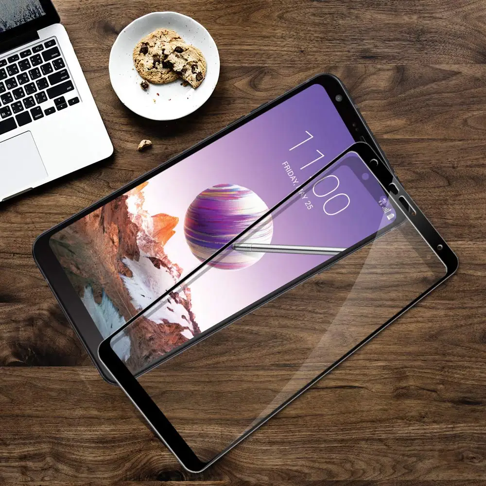 

3D Full Cover Tempered Glass Screen Protector Explosion-proof Anti Scratch Front Guard Films For LG Stylo 4 / Q Stylus Plus