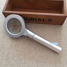 5x55 мм 8 светодиодные фонари увеличить увеличительное Стекло Jewelry освещения цинковый сплав карман Портативный ручной лупы Френеля объектив