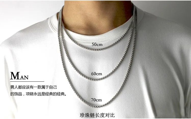 1 Pc 50 60cm Silver Men Necklace Fashion Jewelry 925 Sterling Silver Figaro Chains Collares Gift For Boy Top Quality Thick Chain Necklace Aliexpress