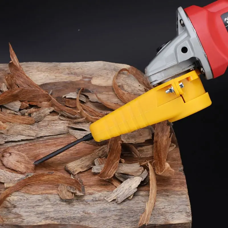 Electric Power Wood Carving Chisel Set Hand Tool Changed Angle Grinder Into Power Chisel Woodworking Tool