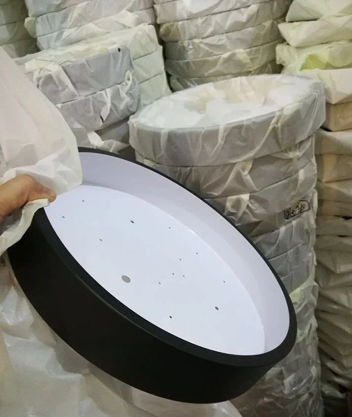 Luzes de Teto Lâmpadas de Teto Elétrico para Varanda Sala de Estar Venda Quente Ultra-fino Circular Controle Remoto Dispositivo - Cozinha 5cm Led Mod. 255608 23 Luzes e Iluminação