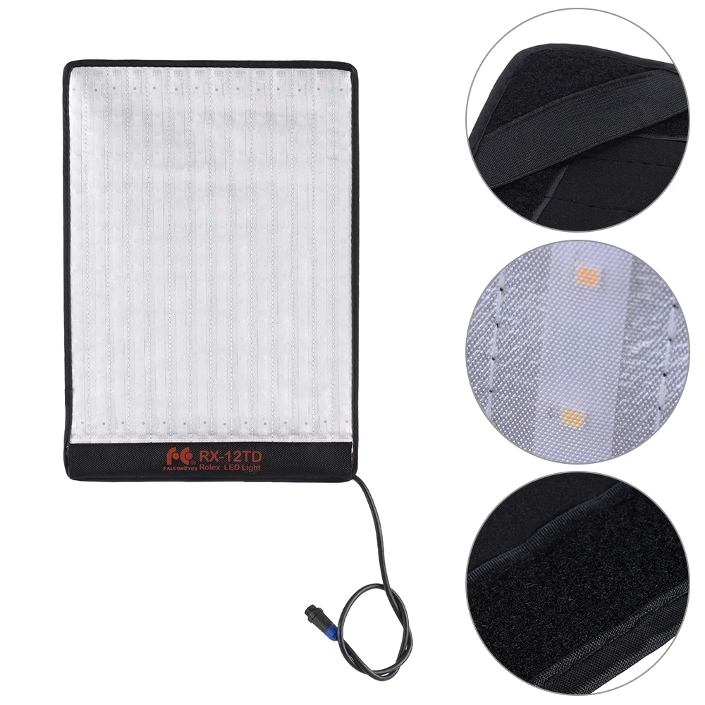 Falcon Eyes LED Flexible Panel RX-12TD Video light 50W CRI95 3000K-5600K Adjust (2)
