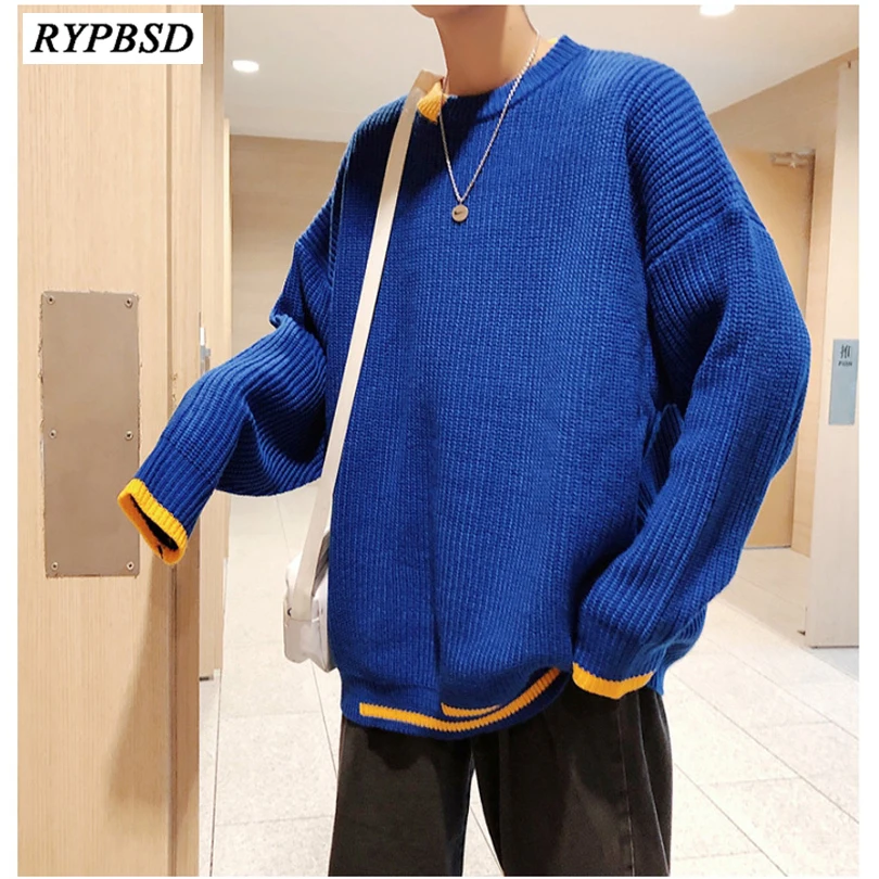 Aliexpress.com : Buy Warm Oversize Sweater Men 2019 New Casual O neck ...