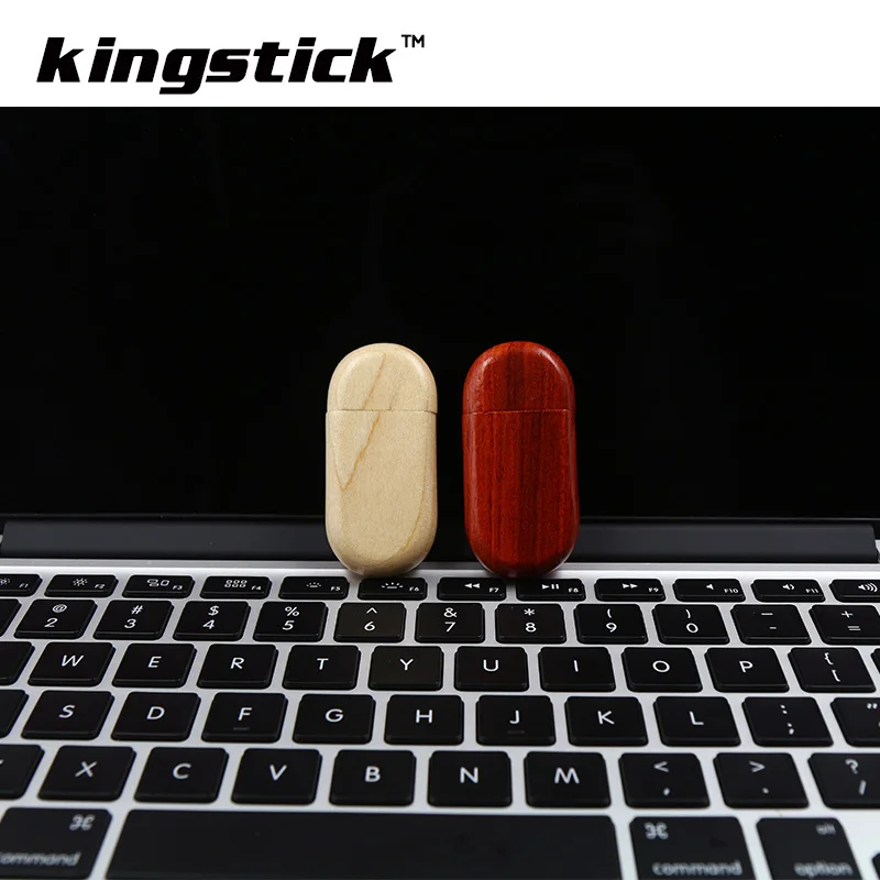 Kingstick деревянный USB флеш-накопитель 8 ГБ 16 ГБ 32 ГБ 64 ГБ 4 ГБ USB 2,0 флеш-накопитель память usb-флэш Pendrive memory usb Stick подарок