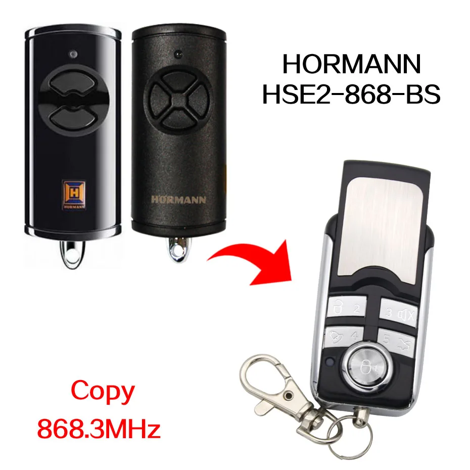 HORMANN HSE4 HS5 868 BS пульт дистанционного управления HORMANN HSE 2 4 BS универсальный пульт дистанционного управления гаражными воротами(включая батарею