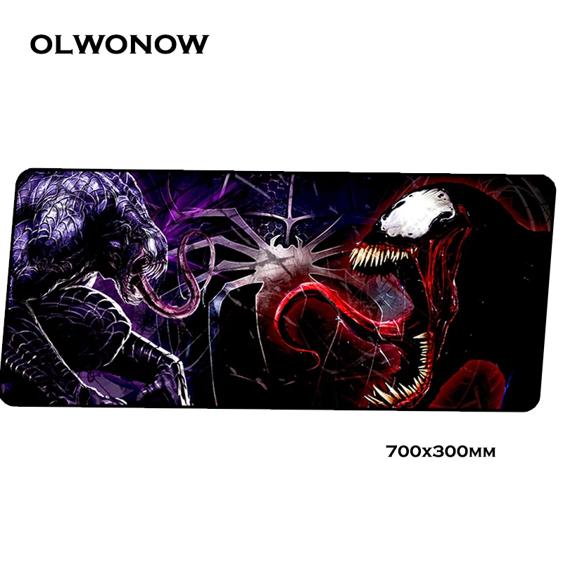 Venom mouse pad HD pattern 70x30cm pad to mouse Popular computer mousepad gaming mousepad gamer to laptop Adorable mouse mat - Цвет: Size 700x300x2mm