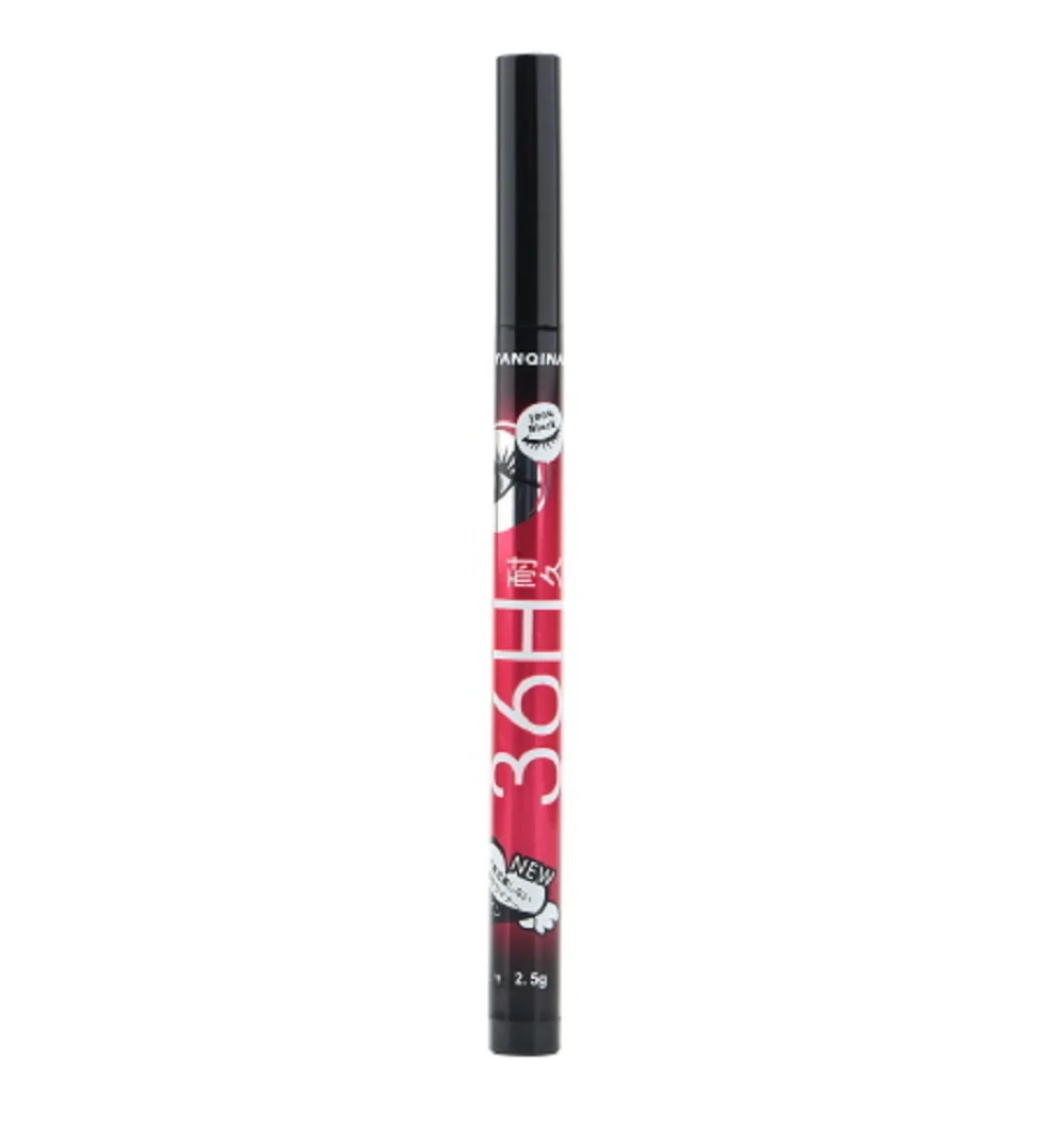 Мода Высокое качество водонепроницаемый черный карандаш для глаз Liquid составляют Красота глаз Liner Pencil Горячая