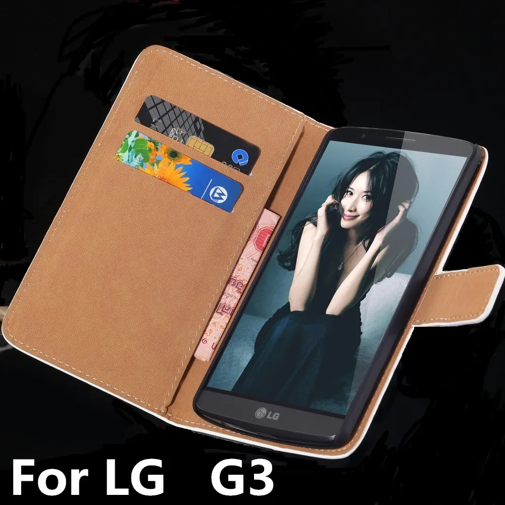 Для LG G3 чехол D835 D850 Роскошный Портмоне кожаный s откидная Кожаная Обложка для книг