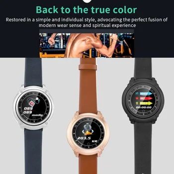 

Smart Watch Heart Rate IP67 Waterproof Outdoor Running Jogging Sport Wristwatch 1.3" Round Screen Wristband