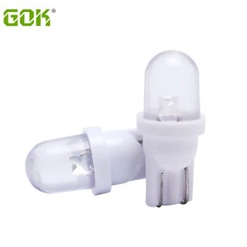 شراء1000 × T10 W5w 194 168 1 Led محدب الوتد لمبة T10 1led مصباح الباب مصباح مصباح لوحة مصباح الصك الأبيض الأحمر الأزرق
