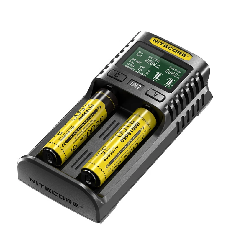 NITECORE UM2 автоматическое универсальное 3а быстрое зарядное устройство