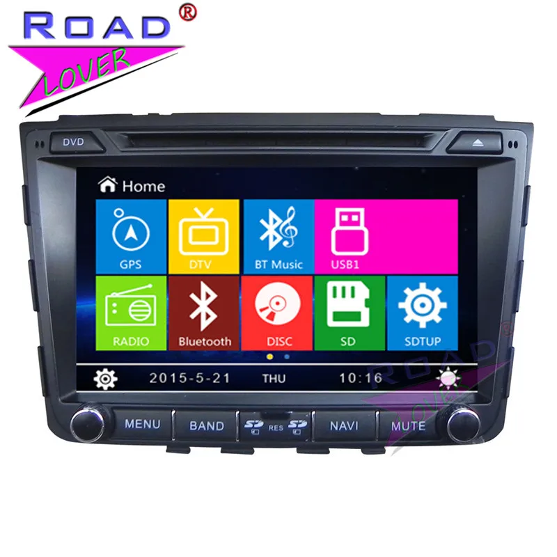 TOPNAVI Wince 6.0 Double Din 8inch Car Head Unit DVD Player Auto Audio